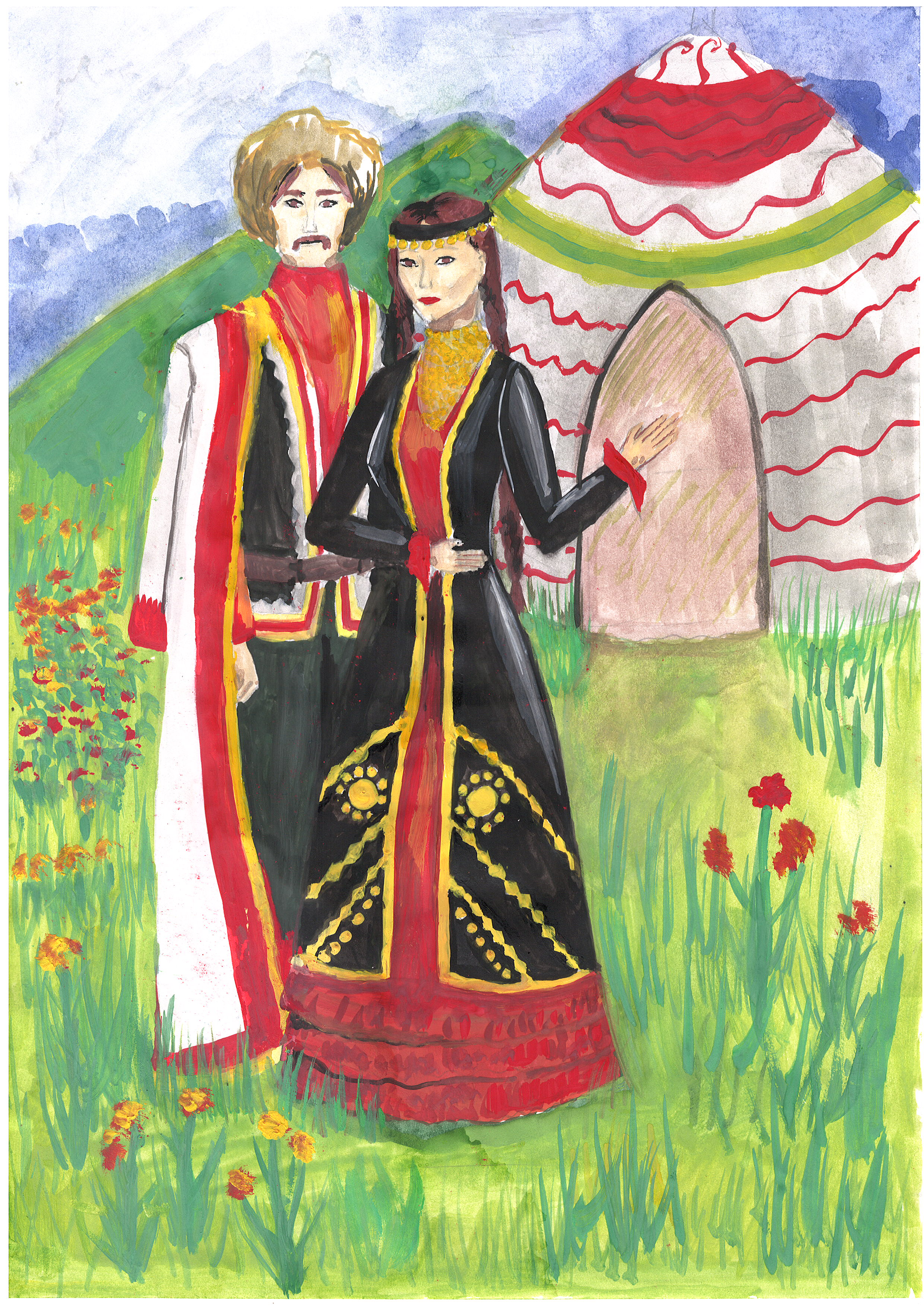 Рисунок на день Башкортостана
